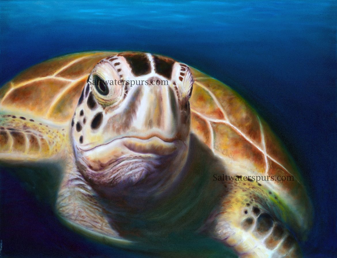 Making “Elmer” (Or How I Paint a Sea Turtle)