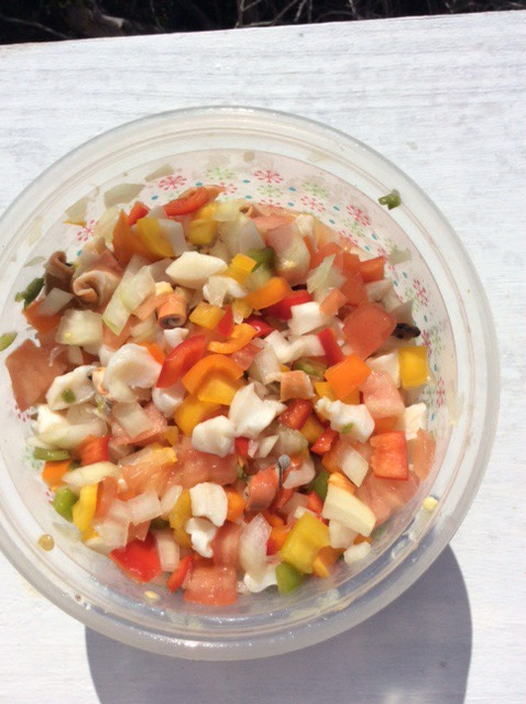 Conch Salad in Bowl